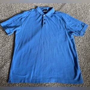 Nike Golf Polo T Shirt Light Blue Men Size XL